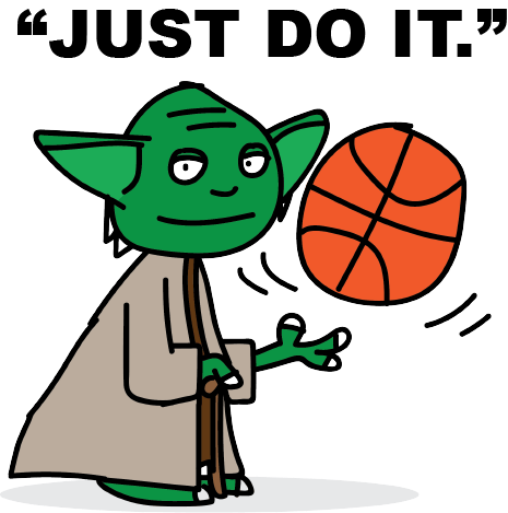 Yoda with Basketball