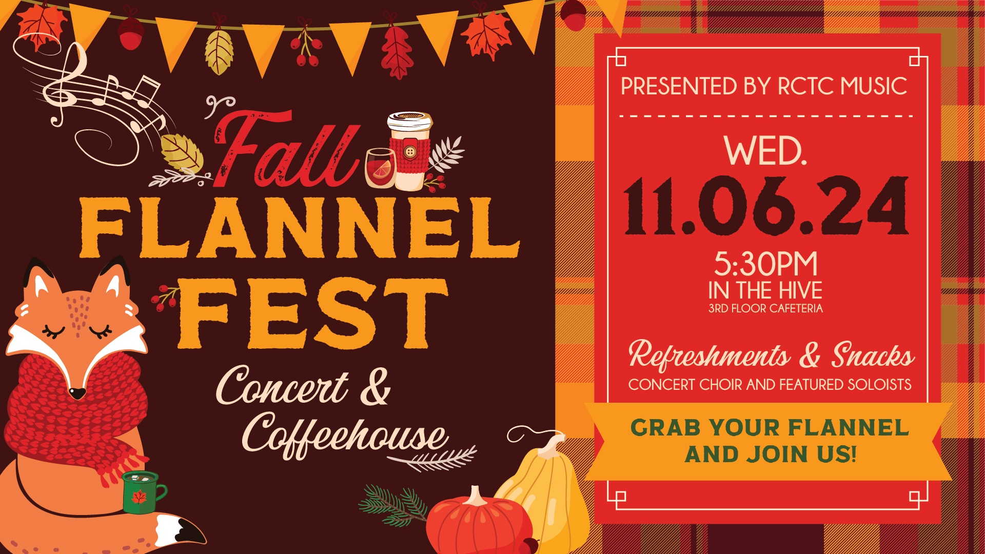 2024 Fall Flannel Fest Concert 7 Coffeehouse